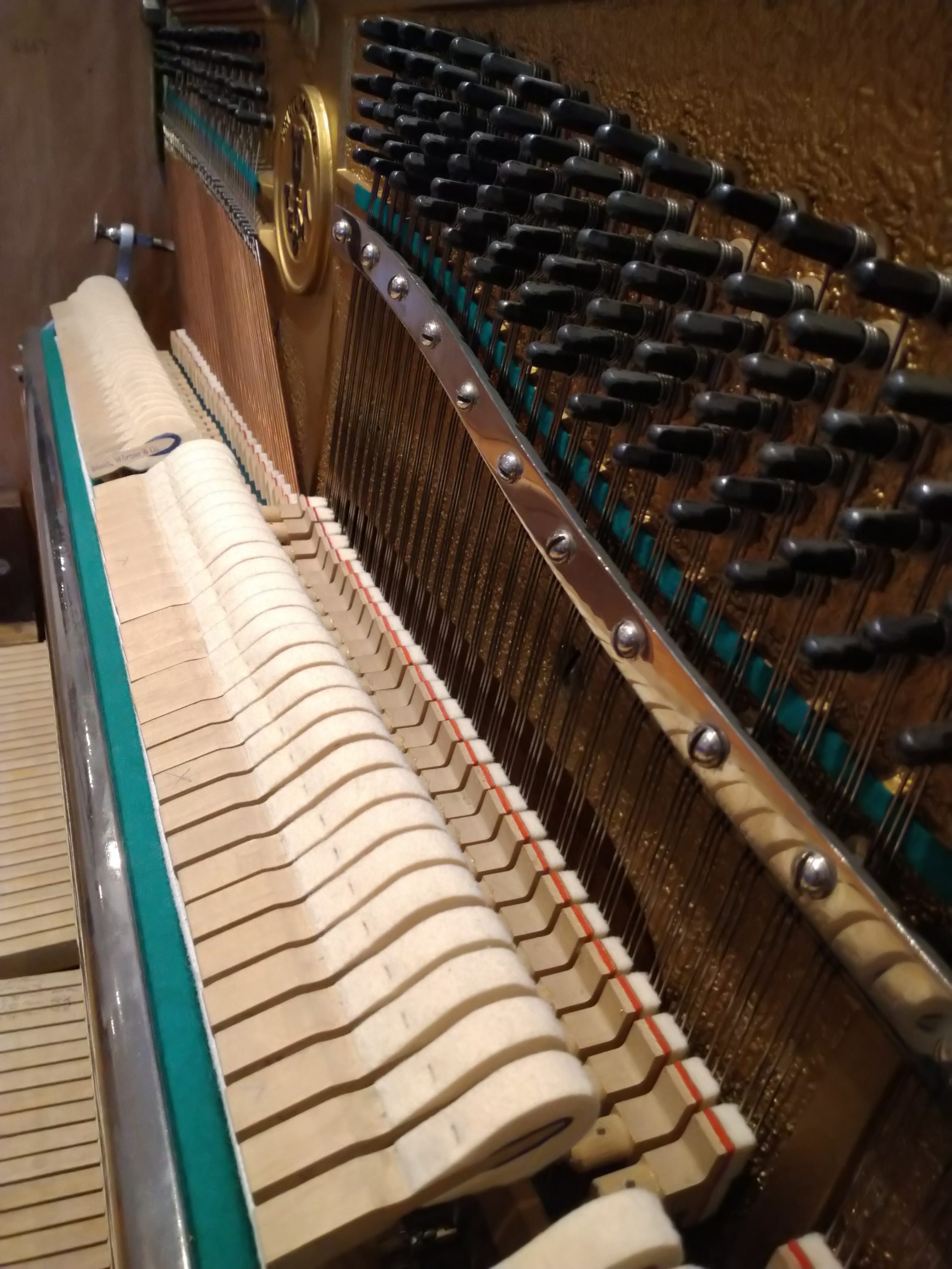 Matthaes Klavier Mechanik Mittellage-Bass