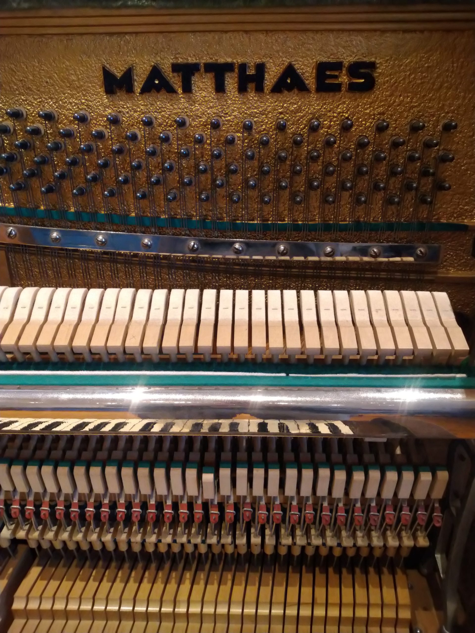 Matthaes Klavier Mechanik Mittellage