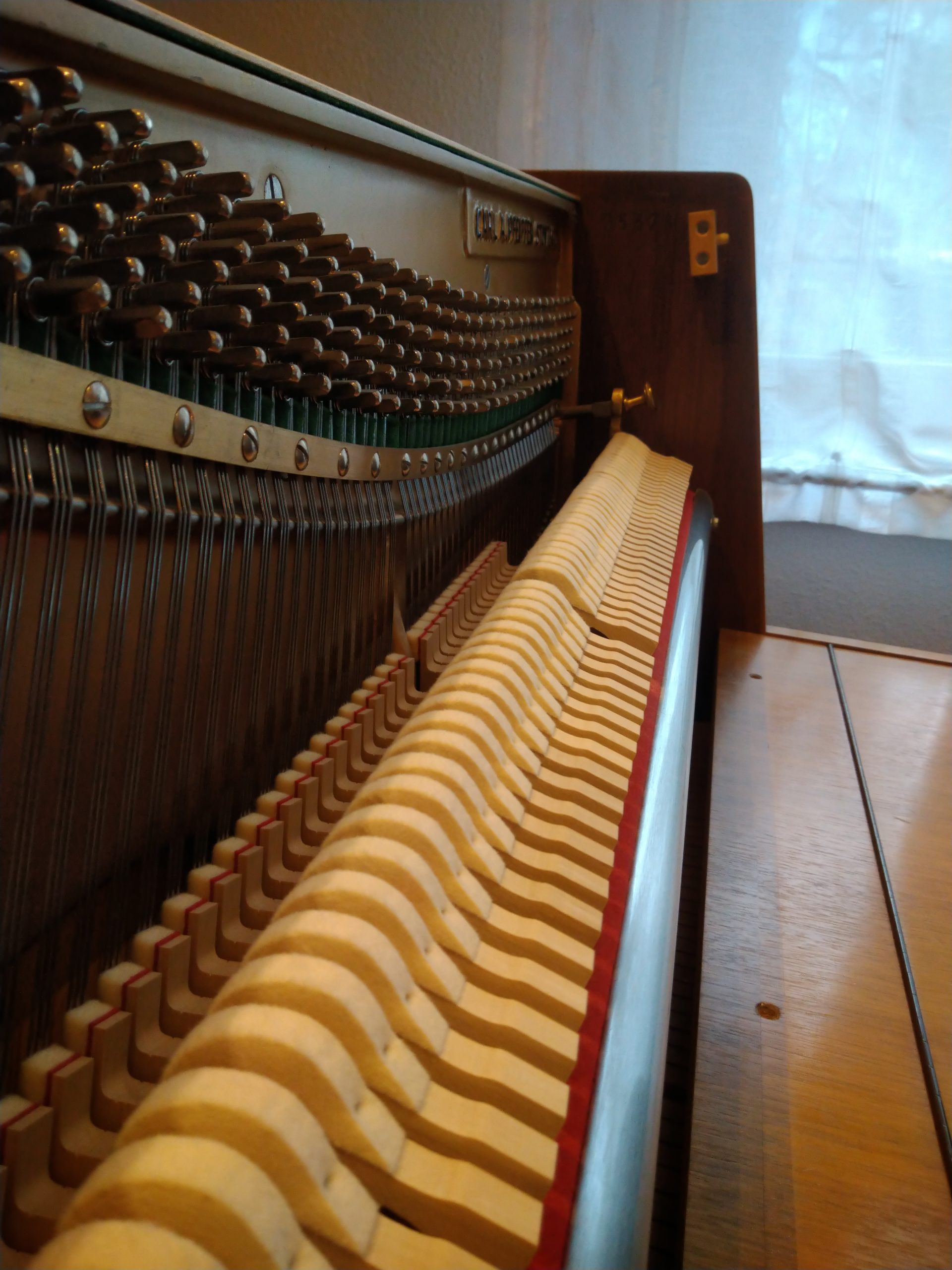 Pfeiffer Klavier 110 Mechanik Mittellage-Diskant