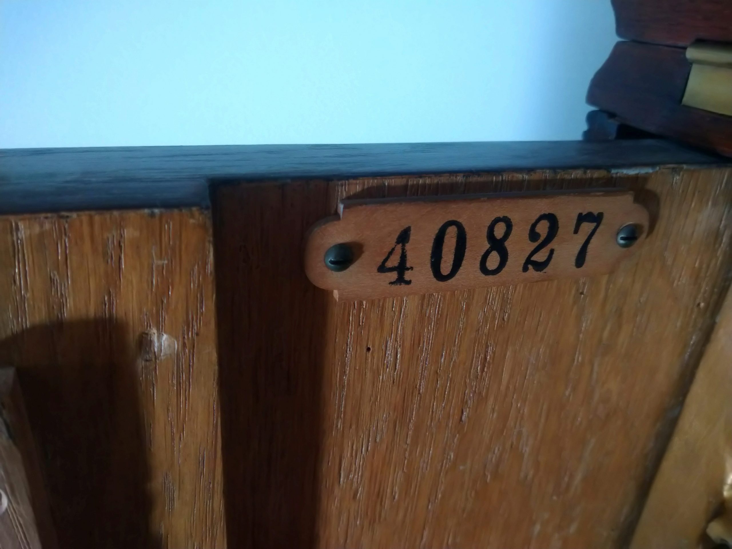 Feurich Klavier Modell 125, Seriennummer