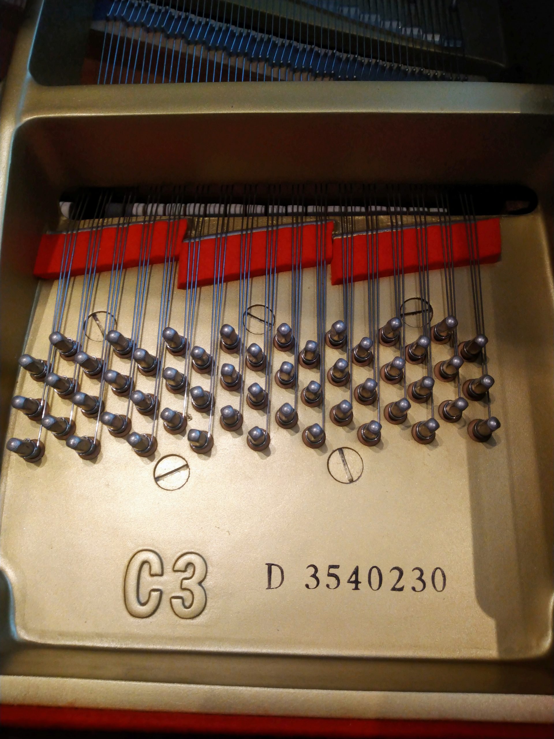 Yamaha Flügel C-3, Modell- und Seriennummer
