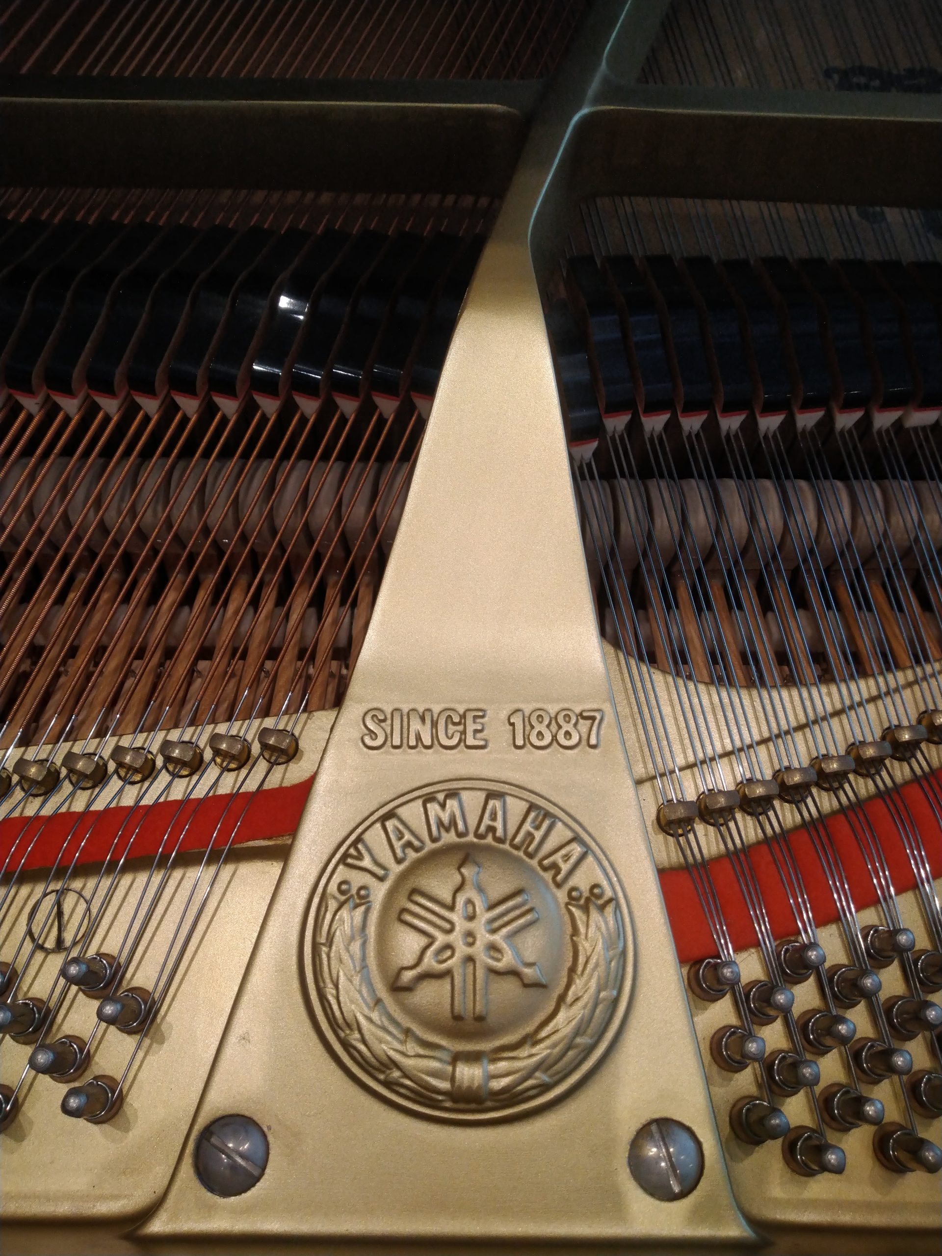 Yamaha Flügel C-3, Plattenlogo
