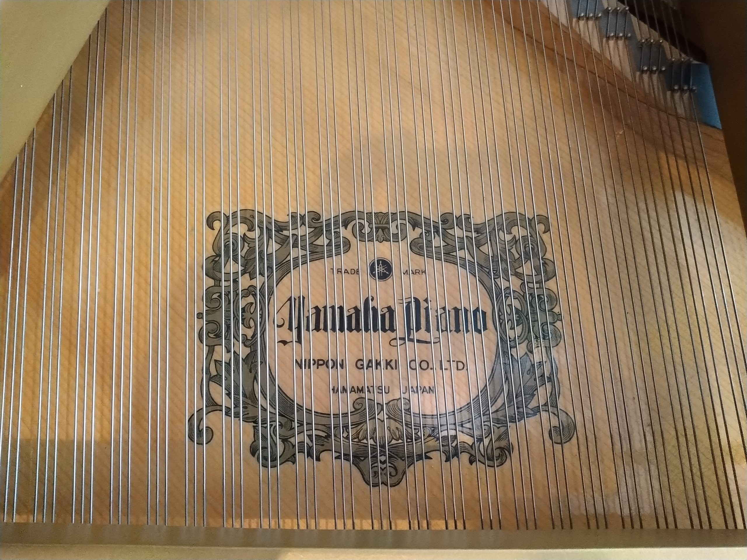Yamaha Flügel C-3, Resonanzbodenlogo