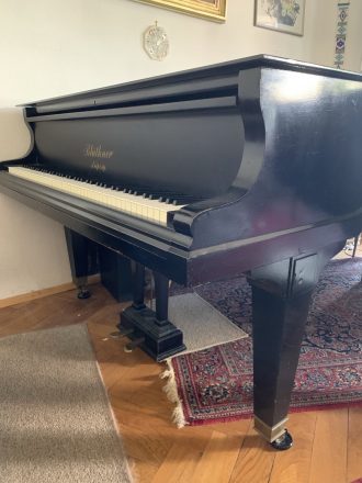 Blüthner Flügel 210, Klaviatur, Diskant