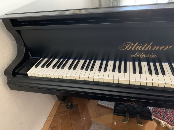 Blüthner Flügel 210, Klaviatur links