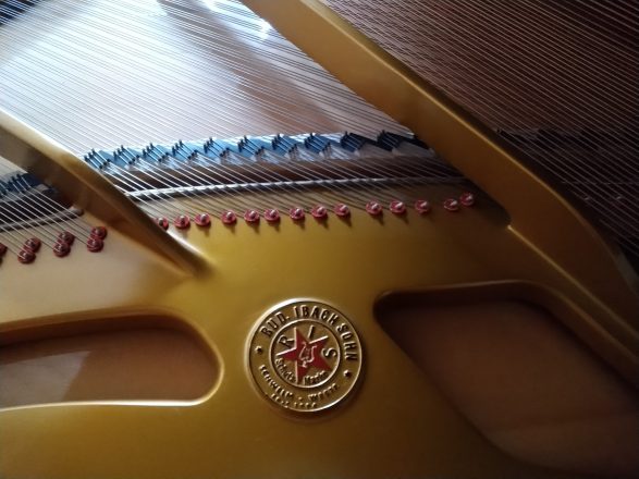 Ibach Flügel 182, Gussplatte mit Logo