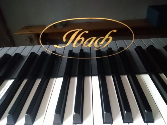 Ibach Flügel 182, Logo Tastenklappe