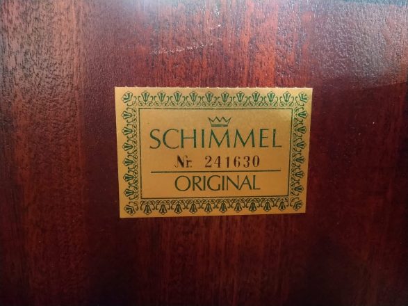 Schimmel Flügel 208, Seriennummer