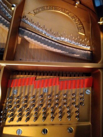 Steinway & Sons Modell B Nr. 395004, Diskantfeld